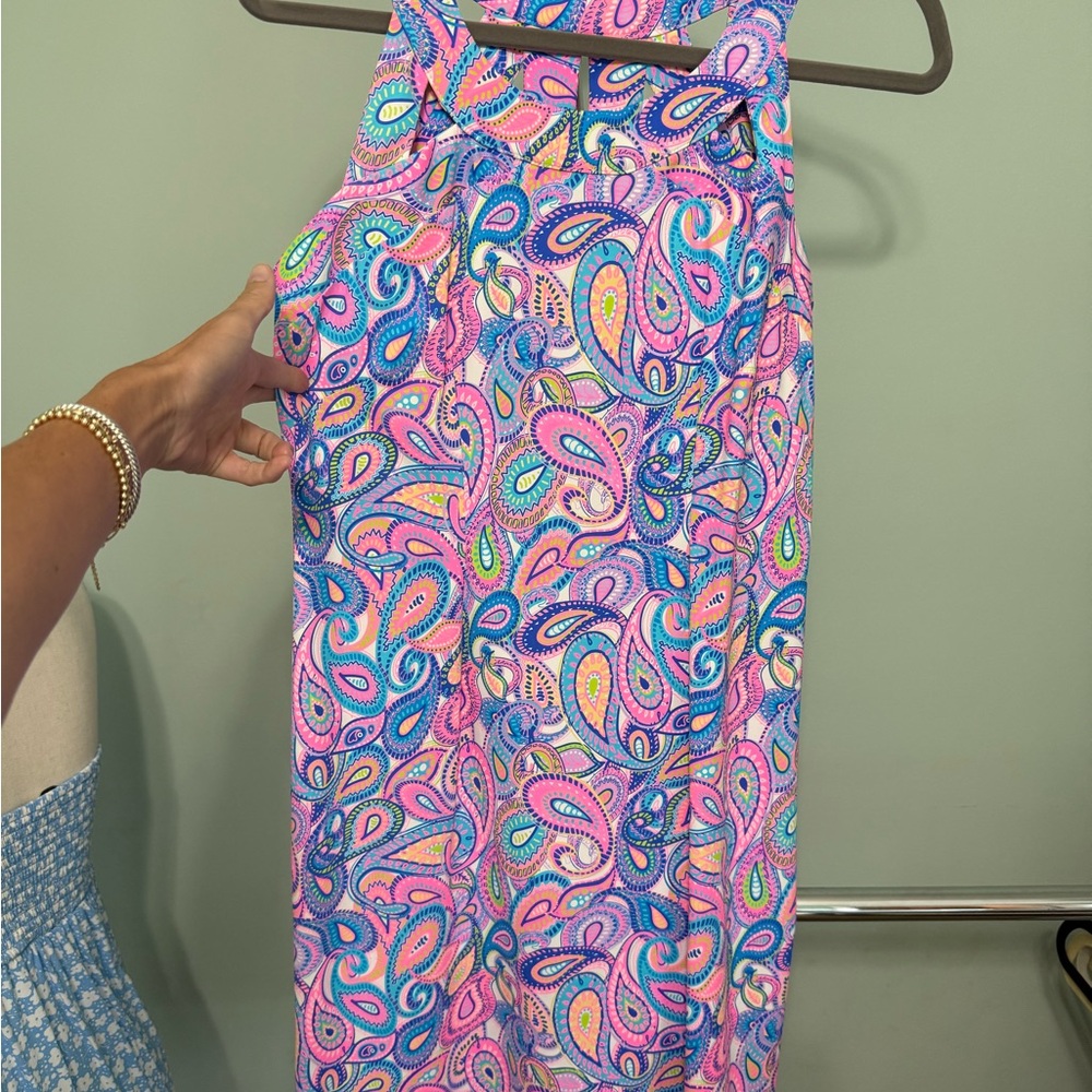 Colorful Paisley Print Dress